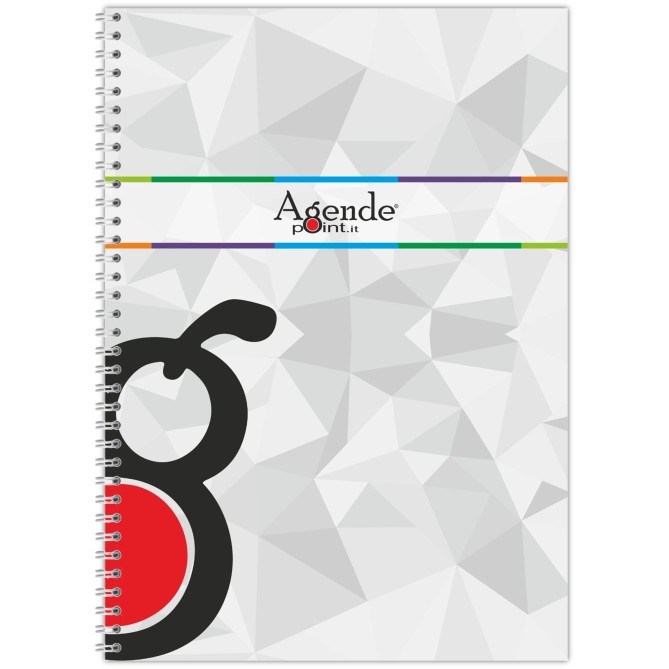 Agenda settimanale 2027 spiralata GREEN , 21x30cm A4 , carta 90 grammi 3