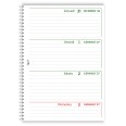 Agenda settimanale 2027 spiralata GREEN , 21x30cm A4 , carta 90 grammi 7