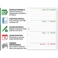 Ricambio agenda organizer settimanale 2027 , 21x30cm A4, GREEN   90gr 4fori 4
