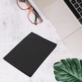 Taccuino 14X21 con copertina flssibile e touch, 240 pagine avorio , bordo nero , colore Nero 6
