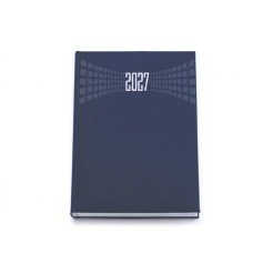 Agenda giornaliera 2027 21x30cm A4 sab dom separati multilingua BLU 2