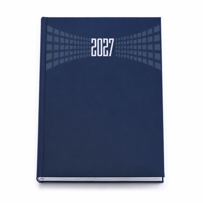 Agenda giornaliera 2027 matra 15x21cm A5 multilingua blu 3