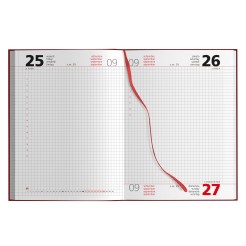 Agenda giornaliera 2027 QUADRETTI 15x21cm A5 multilingua 1 2