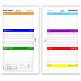 Ricambio agenda organizer settimanale 2027 COLORS 9,5x17cm - 6 fori standard - carta 90gr 5