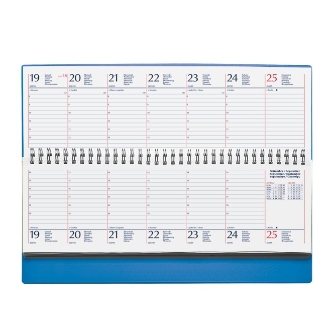 Planning settimanale 2027 spiralato copertina in PVC 10x30cm 8
