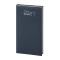 Agenda settimanale tascabile 2027 tessuto 8x15cm multilingua BLU 2