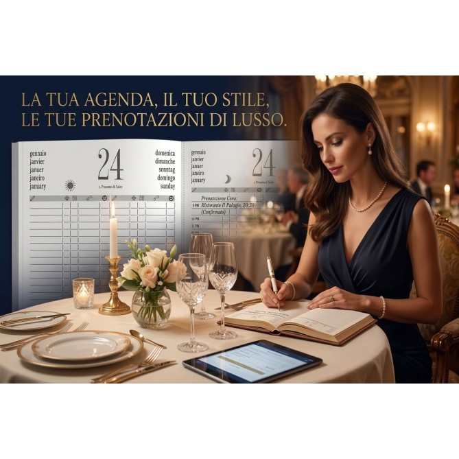Agenda Prenotazioni 2027 per Hotel, B&B e Ristorante, Formato A4 21x29,7 cm, 552 Pagine, Doppia Pagina Venerdì Sabato Domenica 3