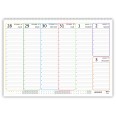 Planning Settimanale 2027 Spiralato FRANCESE, A4 21x30cm, 55 Fogli, Orario con Righe Bianche e Grigie 2