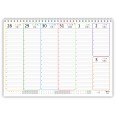 Planning settimanale 2027 spiralato COLORS in lingua CINESE 21x30cm A4 orario 55fogli 4