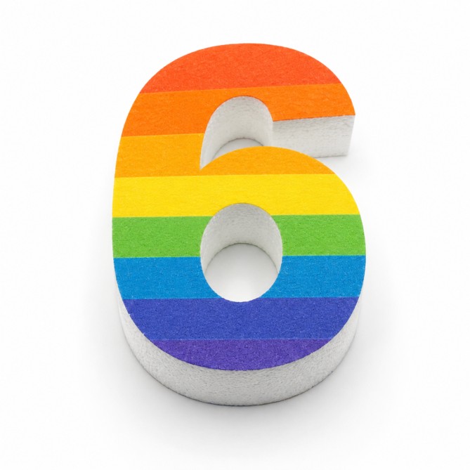 Numero in Polistirolo 3D, Stampa Arcobaleno, Spessore 4 cm, per Feste, Decorazioni e Fiere 17