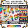 Numero in Polistirolo 3D, Stampa Arcobaleno, Spessore 4 cm, per Feste, Decorazioni e Fiere 21