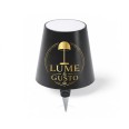 Tappo per Bottiglie a Forma di Lampada PERSONALIZZATA con Illuminazione LED Ricaricabile, nero, 13x10,5x10,5 cm 4