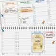 Planning Settimanale COLORS 10x30 Spiralato 2027, Giorni Colorati, Orari con Mezz'ora dalle 9 alle 20 6