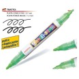 Marker A Tempera Fluo Doppia Punta 0 7 + 1 2 Zebra Craft Star 1