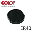 Tampone Cuscinetto Per Timbro Colop Er40 Nero Timbro Rotondo 1