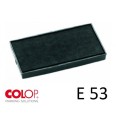 Tampone Cuscinetto Per Timbro Colop E53 Nero Pre Inchiostrato 1