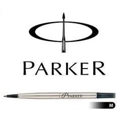Parker Refill Roller Ricaricaquink Punta Media Nero 0.7 2 2