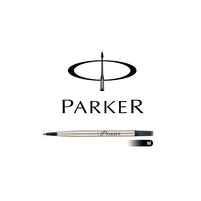 Parker Refill Roller Ricaricaquink Punta Media Nero 0.7 1