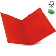 25 Cartelle In Cartoncino 3 Lambi 25x35 200g Senza Stampa Rosso Forte 1