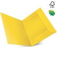 25 Cartelle In Cartoncino 3 Lambi 25x35 200g Senza Stampa Giallo Forte 1