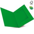 25 Cartelle In Cartoncino 3 Lambi 25x35 200g Senza Stampa Verde Forte 1