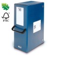 Scatola Cartella Portaprogetti Con Bottoni E Maniglia Dorso 12 Colore Blu 1