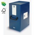 Scatola Cartella Portaprogetti Con Bottoni E Maniglia Dorso 20 Colore Blu 1