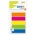 Segnapagine Bandierine Adesive Semitrasparenti 100 Pezzi In 5 Colori Fluo 1