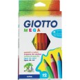 Pastelli A Legna Giotto Mega Da 12 Pezzi - 5,5 mm 1