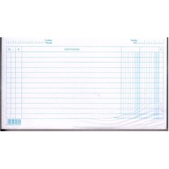 Schede Dare Avere Saldo 15x21 100 Pz Orizzontali Schede A Righe Per Schedario 1 2