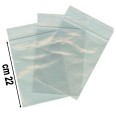 100 Buste A Zip Trasparenti Con Chiusura A Pressione Misura Utile 15x20 Bustine Zip 1
