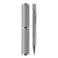 Penna A Sfera A Scatto Venus Con Porta Penna In Alluminio Colore Silver 1