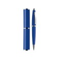 Penna A Sfera A Ratazione Alexia Con Porta Penna In Alluminio Colore Blu 1