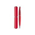 Penna A Sfera A Ratazione Alexia Con Porta Penna In Alluminio Colore Rosso 1