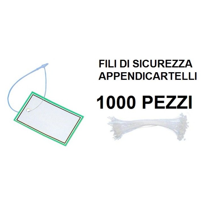 Fili Di Sicurezza Manuali Appendicartelli In Nylon Trasparente Da 1000 Pezzi 1