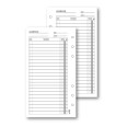 Ricambio agenda organizer scadenzario 9,5x17cm 6fori 50fogli 1