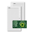 Ricambio agenda organizer a quadri 9,5x17cm 6fori 50fogli 1