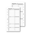 Ricambio agenda organizer settimanale 9,5x17cm 6fori 54fogli 1