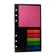 Ricambio agenda organizer foglietti riposizionabili 9,5x17cm 76x76mm 150pz 25fogli 1