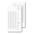 Ricambio agenda organizer presenze mensili 9,5x17cm 6fori 50fogli 1
