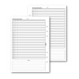Ricambio agenda organizer 15x21cm A5 6fori 30fogli 1