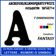 10 Pezzi Tra Numeri Lettere E Simboli Adesivi Serie Fantasy In Plastica Semilucida 2