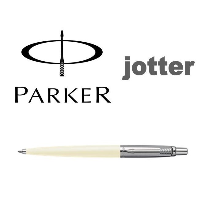 Penna Parker Jotter Sfera A Scatto Bianca 1