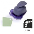 Perforatore Fustella Per Angoli Decorativa Soggetto Cuori 1