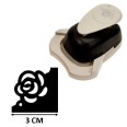 Perforatore Fustella Per Angoli Big Soggetto Fiore Rosa 1