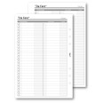 Ricambio agenda organizer da fare 15x21cm A5 6fori 30pz 30fogli bianco 1