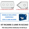 Lame Ricambio Per Sigillatrice Manuale In Metallo 1
