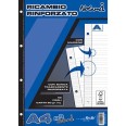 Ricambi Forati Rinforzati Rig A 40 Fogli 80 Gr Per Carpette Ad Anelli 1