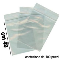 100 Bustine Transparenti Richiudibili Con Chiusura A Zip 30x40 Buste A Pressione Conzip 2 2