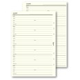 Ricambio agenda organizer rubrica 15x21cm A5 6fori 30pz 30fogli avorio 3